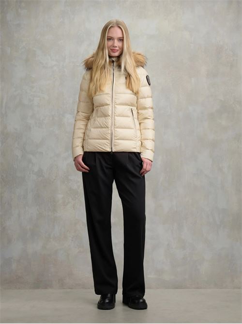 piumino sfiancato con pelliccia Blauer | 25WBLDC03099907GG