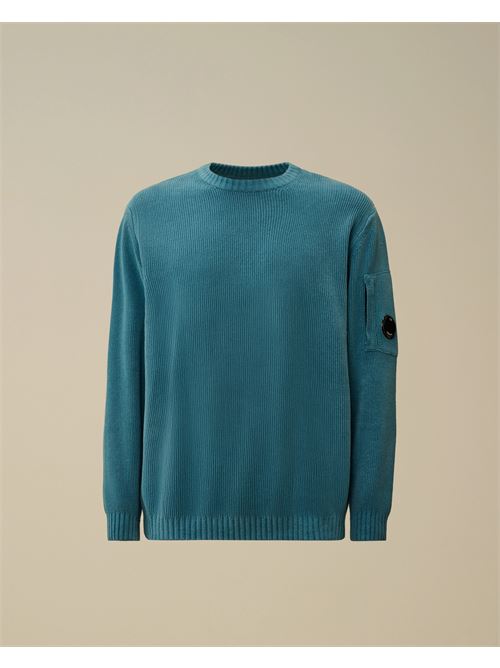 maglia girocollo in ciniglia C.P.Company | 19CMKN017A815