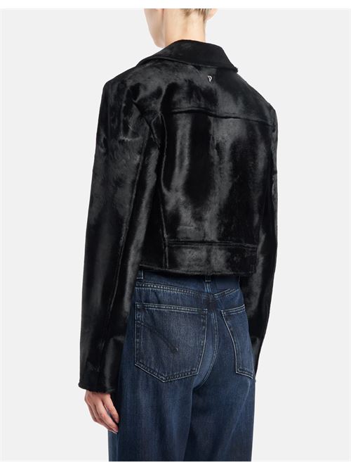 chiodo cropped in cavallino Dondup | DJ710 PL0636D XXX999