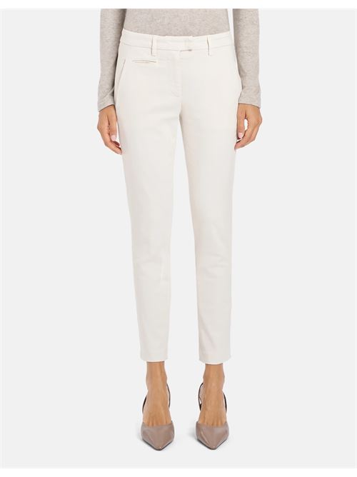 Pantaloni Perfect slim in gabardina mano calda Dondup | DP066 GSE043D PTD005