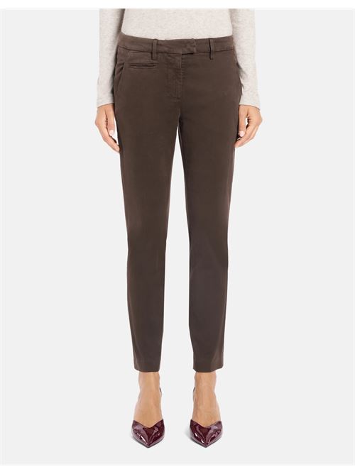 Pantaloni Perfect slim in gabardina mano calda Dondup | DP066 GSE043D PTD737