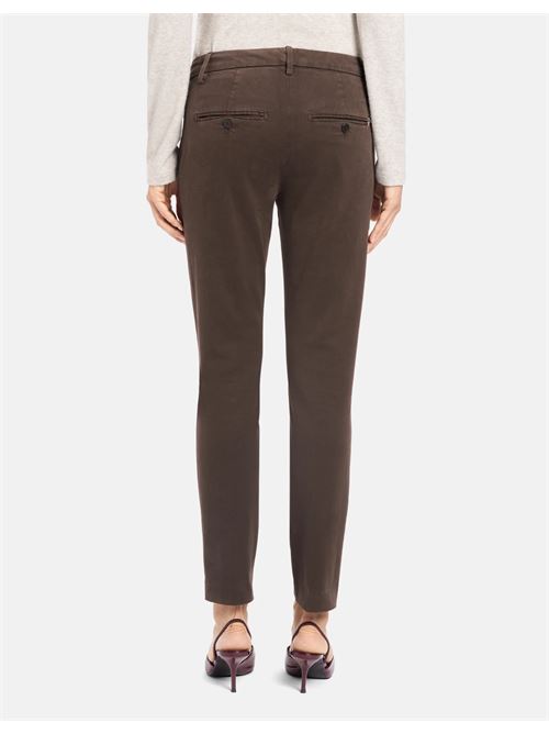 Pantaloni Perfect slim in gabardina mano calda Dondup | DP066 GSE043D PTD737