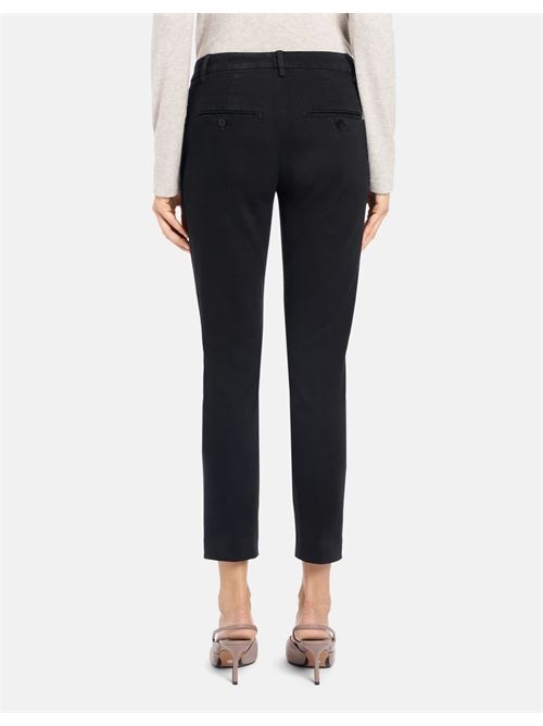 Pantaloni Perfect slim in gabardina mano calda Dondup | DP066 GSE043D PTD999