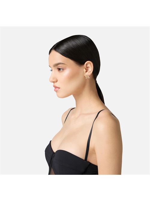 orecchini con doppio logo Elisabetta Franchi | OR02A56E2U95