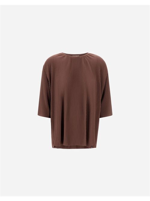 t-shirt resort in jersey plissé Herno | JG00056DR 521098810