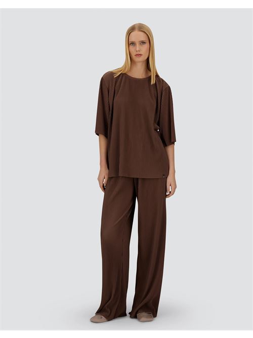 t-shirt resort in jersey plissé Herno | JG00056DR 521098810