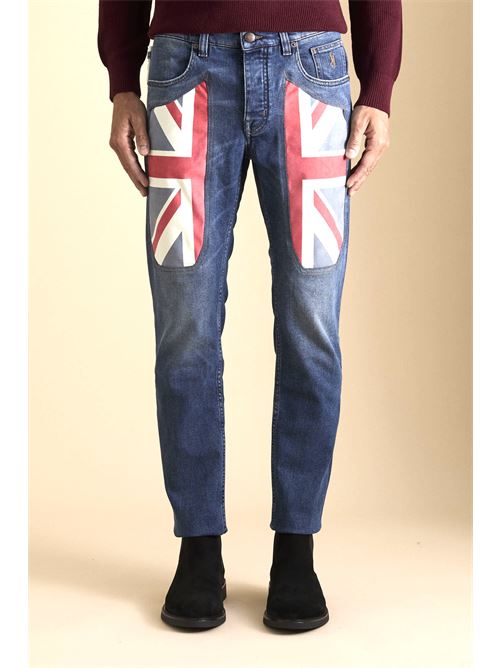 jeans con toppa inglese Jeckerson | AI25JUPPA030ANNIV002D061A
