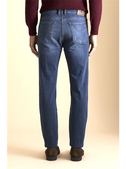 jeans con toppa alcantara bordeaux Jeckerson | AI25JUPPA100JAMES002D112D