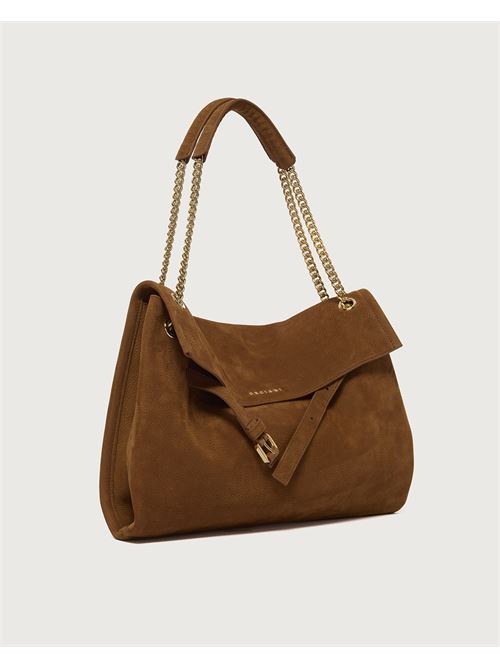 Borsa Venus Nabucco Midi a spalla in pelle nabuk Orciani | B02212CCU