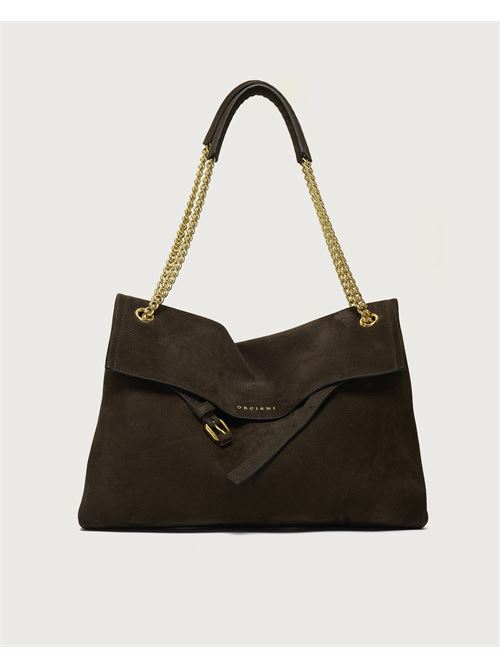 Borsa Venus Nabucco Midi a spalla in pelle nabuk Orciani | B02212CTE