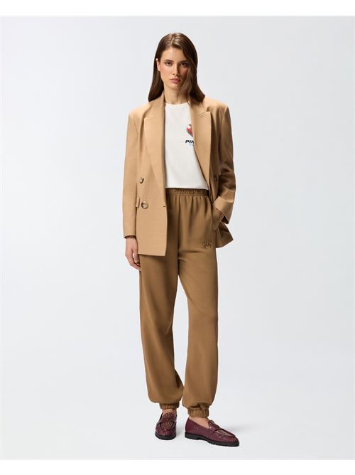 pantaloni joggers in felpa con logo Pinko | 105508 A2RBM10