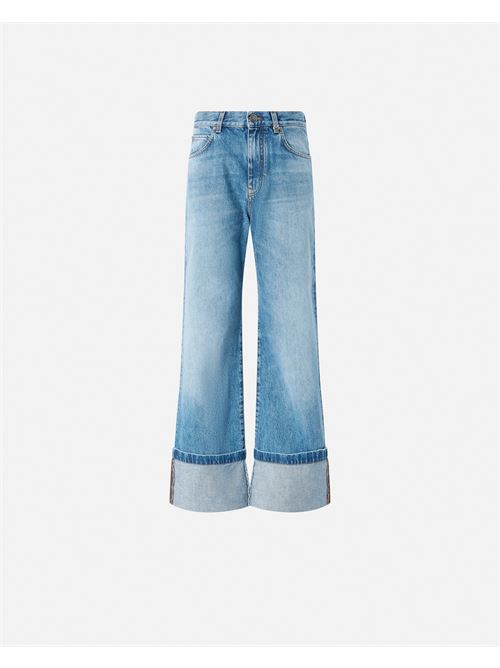 jeans wide leg denim vintage Pinko | 105541 A2RPPJD