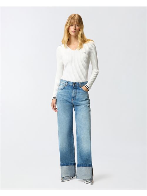 jeans wide leg denim vintage Pinko | 105541 A2RPPJD