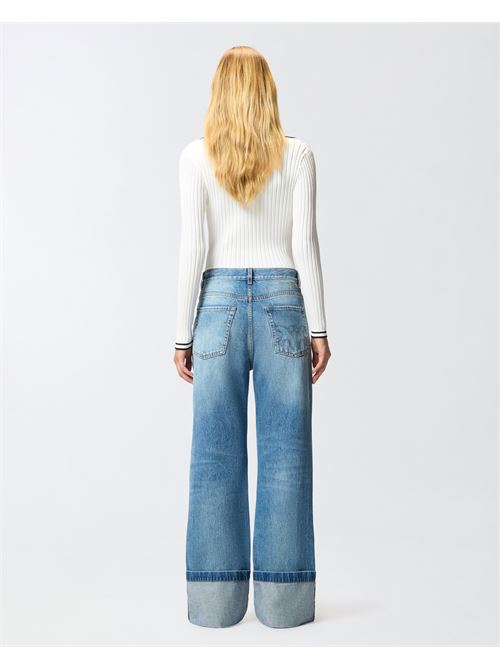 jeans wide leg denim vintage Pinko | 105541 A2RPPJD