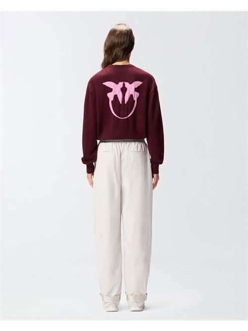 maglione con maxi logo love birds Pinko | 105561 A2S1YND