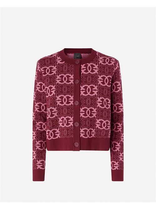 Cardigan con logo Love Birds Pinko | 106043 A2YDRW2