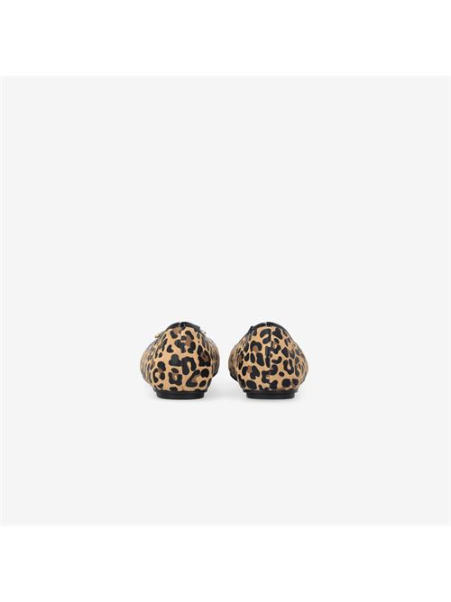 Ballerine stampa animalier con logo Love Birds Pinko | SD0379P088M36