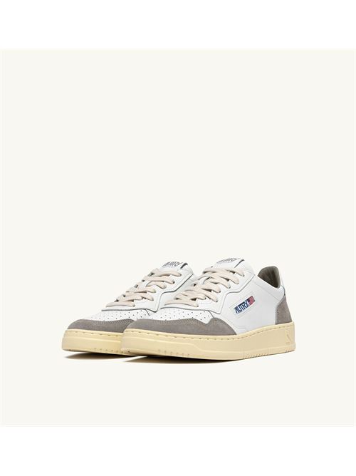 sneakers medalist low in pelle bianco e suede grigio Autry | AULM FT01FT01
