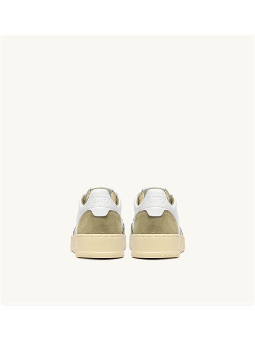 sneakers medalist low in pelle bianco e suede verde Autry | AULM FT06FT06