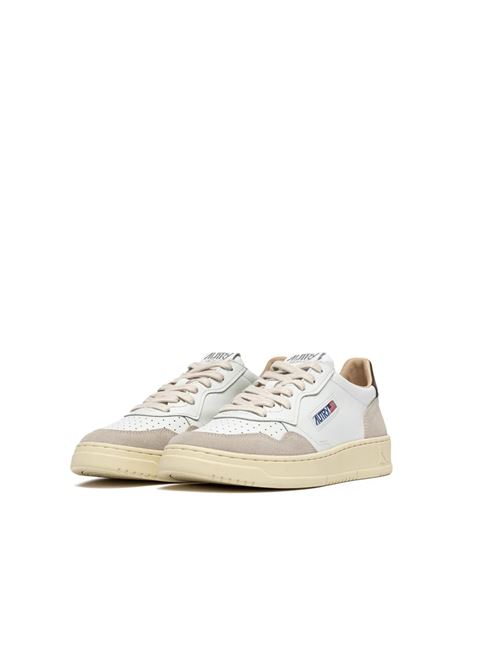 sneakers medalist low in pelle e suede bianca e fango Autry | AULM LS15LS15