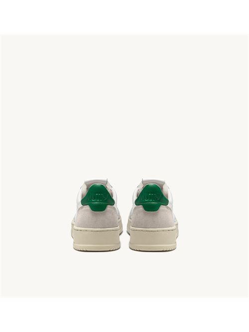 sneakers medalist low in suede e pelle bianca e verde Autry | AULM LS23LS23