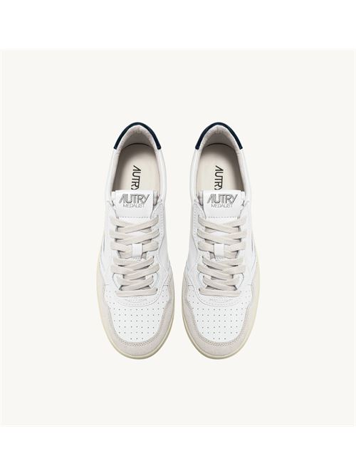 sneakers medalist low in suede e pelle bianca e blu Autry | AULM LS28LS28