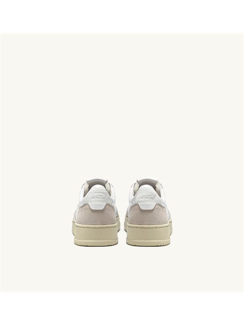 sneakers medalist low in pelle bianca e suede beige Autry | AULM LS33LS33