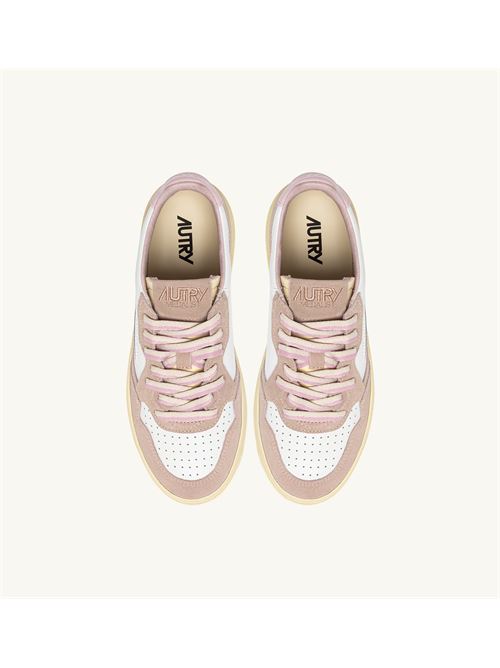 SNEAKERS MEDALIST LOW IN SUEDE E PELLE PALE LILAC E PHARD Autry | AULW BW01BW01