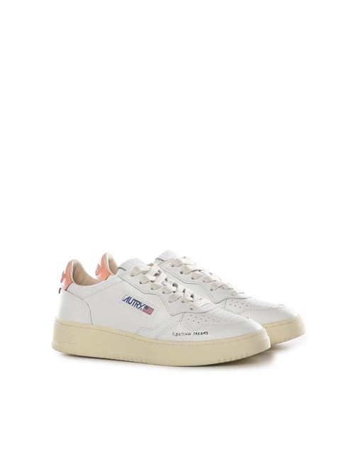 sneakers medalist low in pelle bianca con scritta Autry | AULW DL03DL03