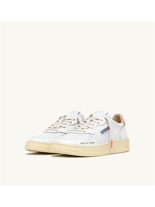 sneakers medalist low in pelle bianca con scritta Autry | AULW DL03DL03