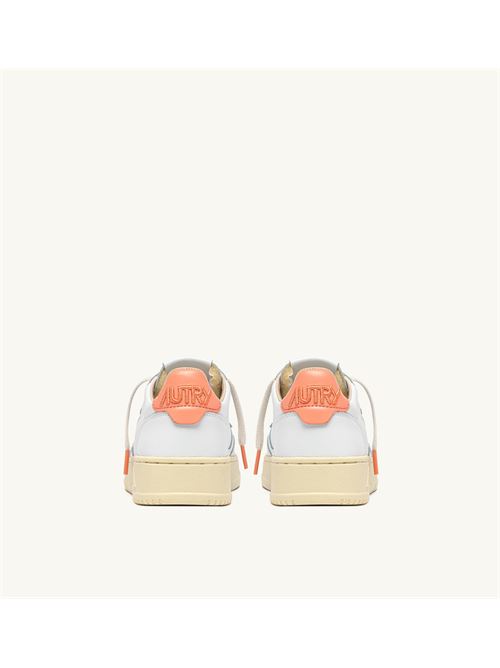 sneakers medalist low in pelle bianca con scritta Autry | AULW DL03DL03