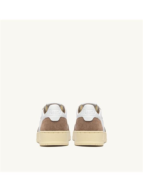 sneakers medalist low in pelle bianca e e suede tortora Autry | AULW FT02FT02