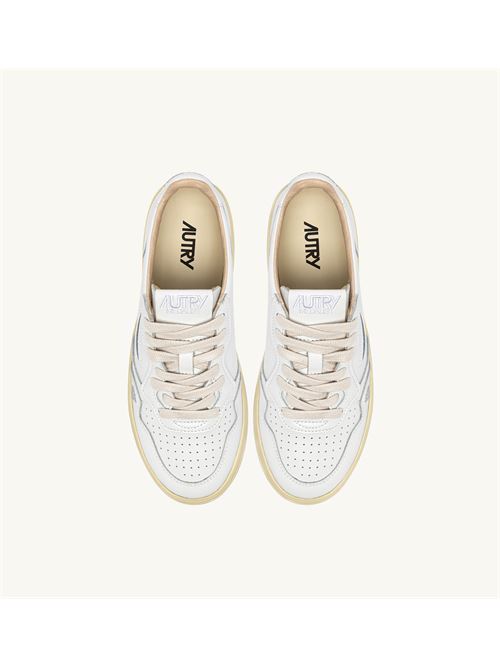 sneakers medalist low in pelle bianca con ricamo Autry | AULW HP02HP02