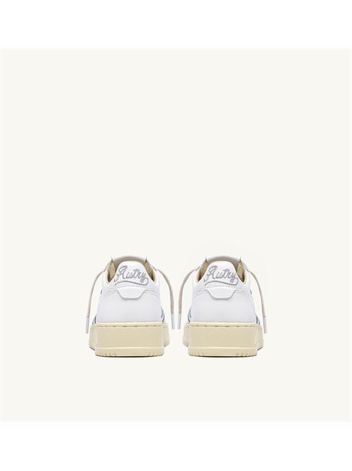 sneakers medalist low in pelle bianca con ricamo Autry | AULW HP02HP02
