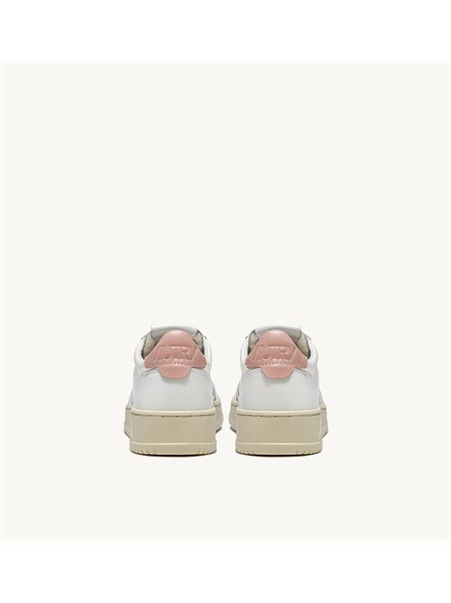 sneakers medalist low in pelle bianca e rosa Autry | AULW LL16LL16