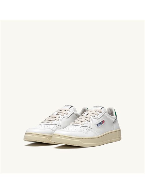 sneakers medalist low in pelle bianca e verde Autry | AULW LL20LL20