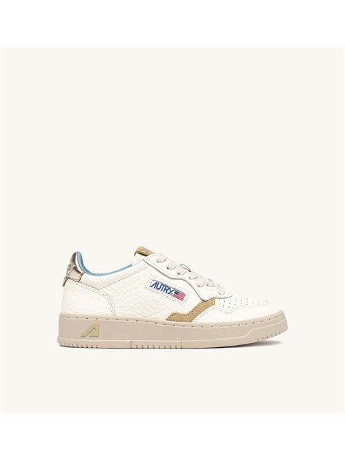 sneakers medalist low in pelle di elefante e retro oro Autry | AULW NE15NW15