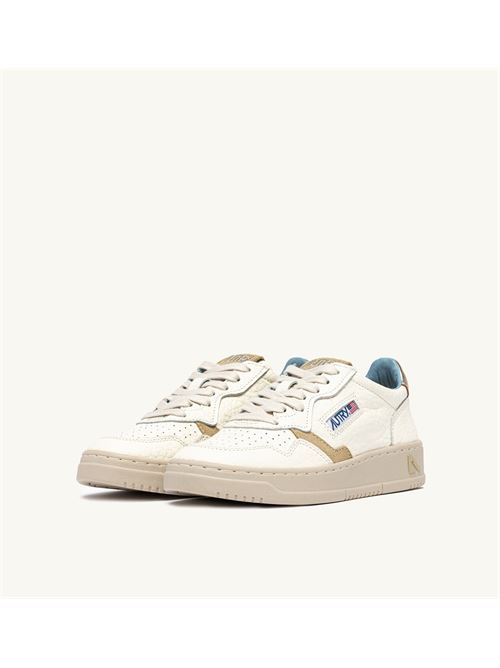 sneakers medalist low in pelle di elefante e retro oro Autry | AULW NE15NW15