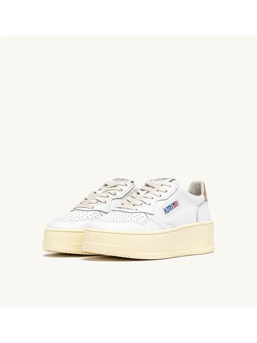 sneakers medalist platform in pelle bianca Autry | PTLW LL01LL01