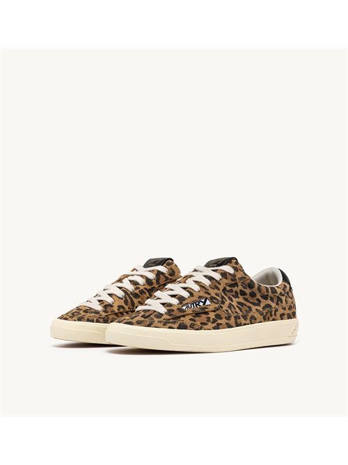 sneakers windscape low in suede leopard e nero Autry | SCLW DY01DY01