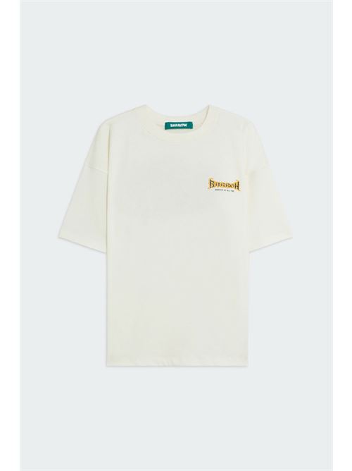 t-shirt stampa anteriore e posteriore con paillettes Barrow | S6BWUATH097412