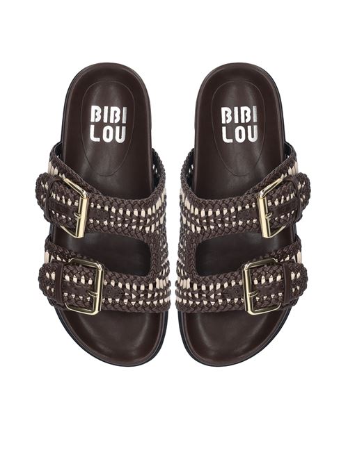 sandalo in pelle intrecciata Bibi Lou | 944Z80HG88015