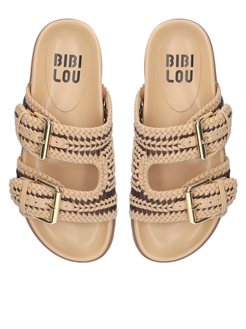 sandalo in pelle intrecciata Bibi Lou | 944Z80HG88016