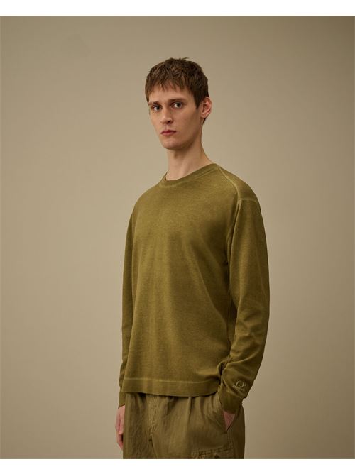 cotton crepe double dyed crewneck sweater C.P.Company | 20CMKN203A644
