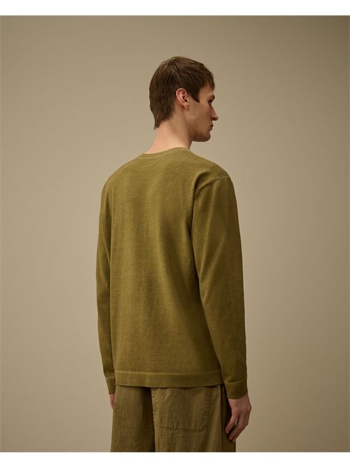 cotton crepe double dyed crewneck sweater C.P.Company | 20CMKN203A644
