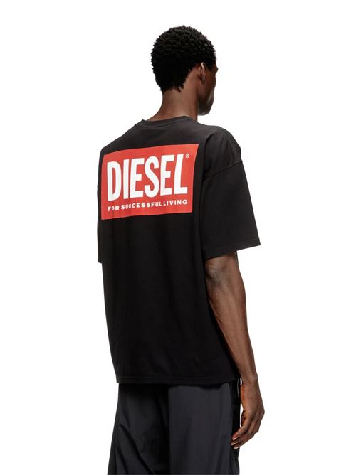 t-shirt in cotone con stampa diesel biscotto Diesel | A200369XX