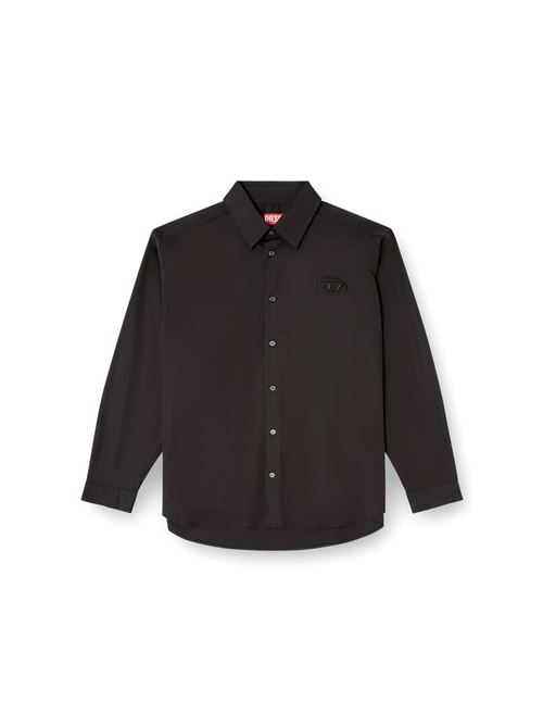 camicia in popeline elasticizzato con ricamo Diesel | A204729XX