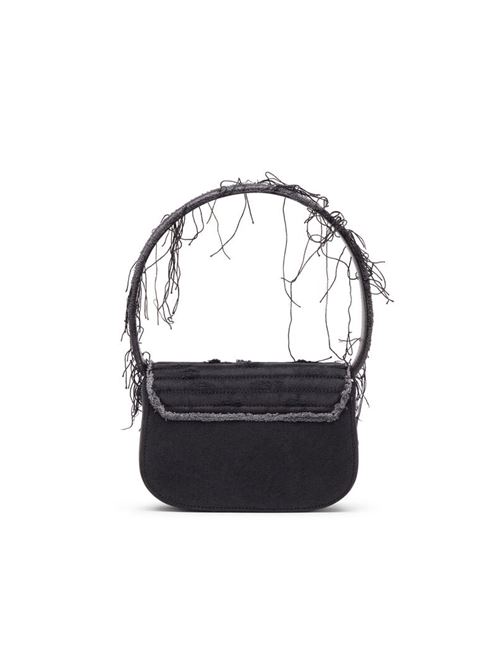 iconica borsa a spalla in tela e pelle Diesel | X08396 P6319T8013