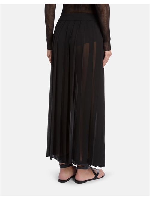 gonna lunga in georgette Dondup | G623 OF0202D XXX999