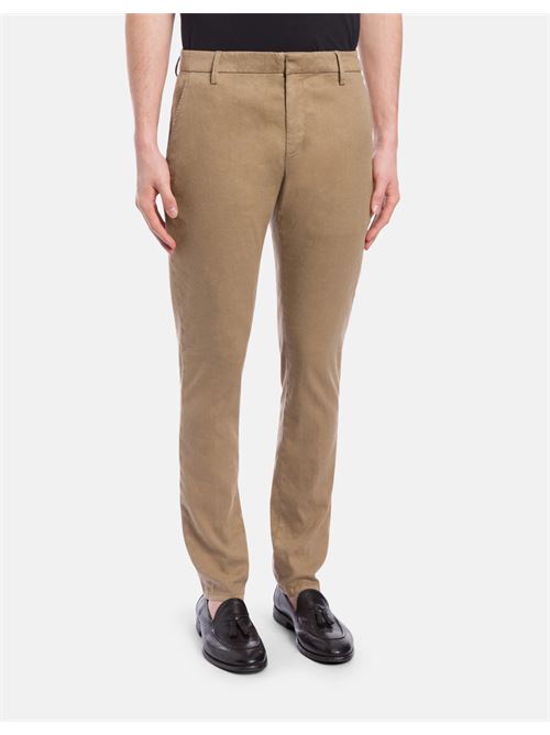 pantalone gaubert in lino Dondup | UP235 LS0004U BM5733